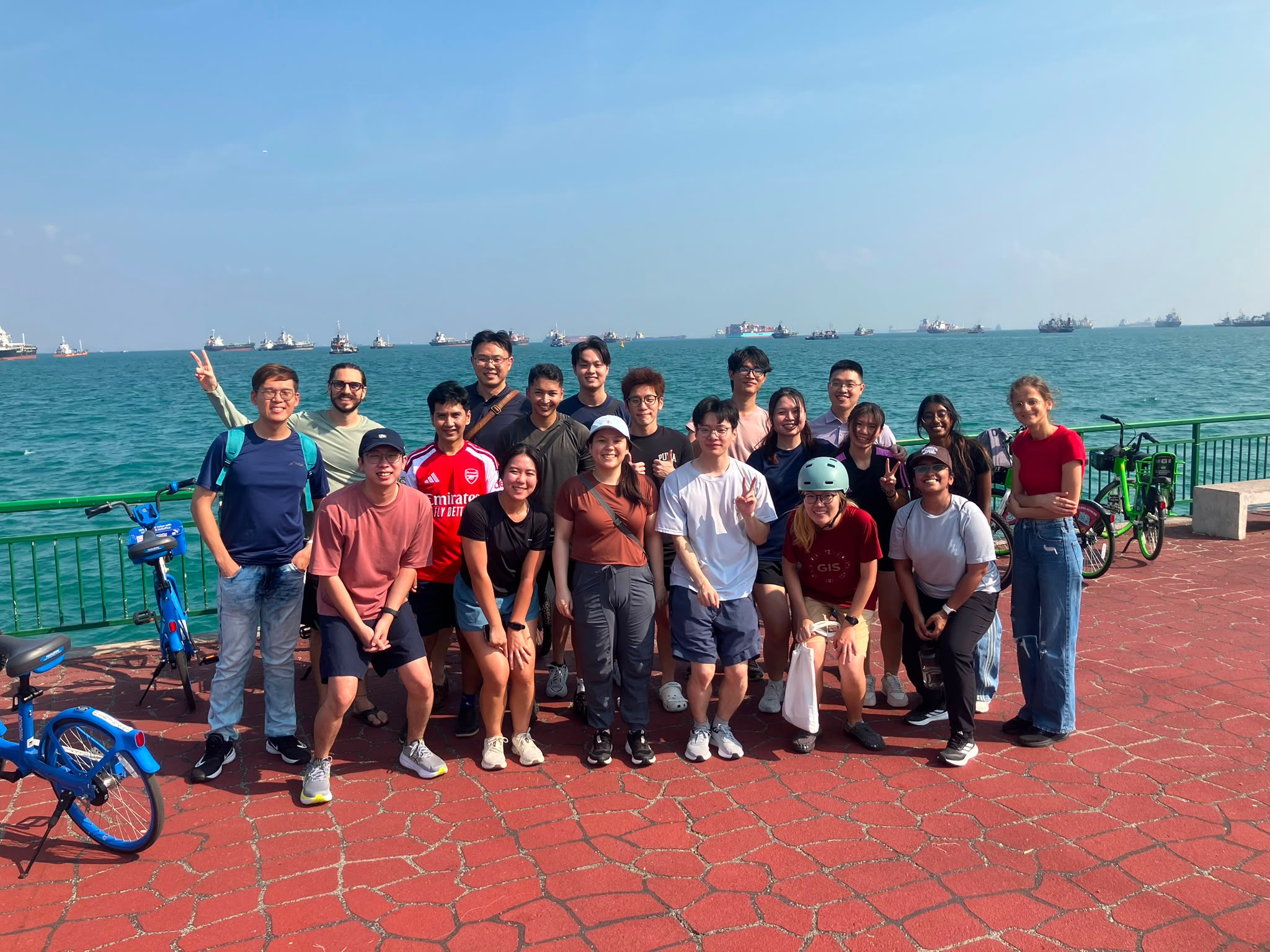 Cycling at East Coast Park